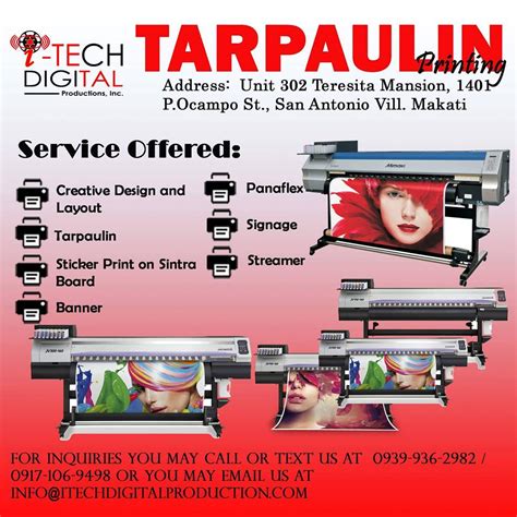 High-Quality Tarpaulin Printing for All Your Commercial Needs